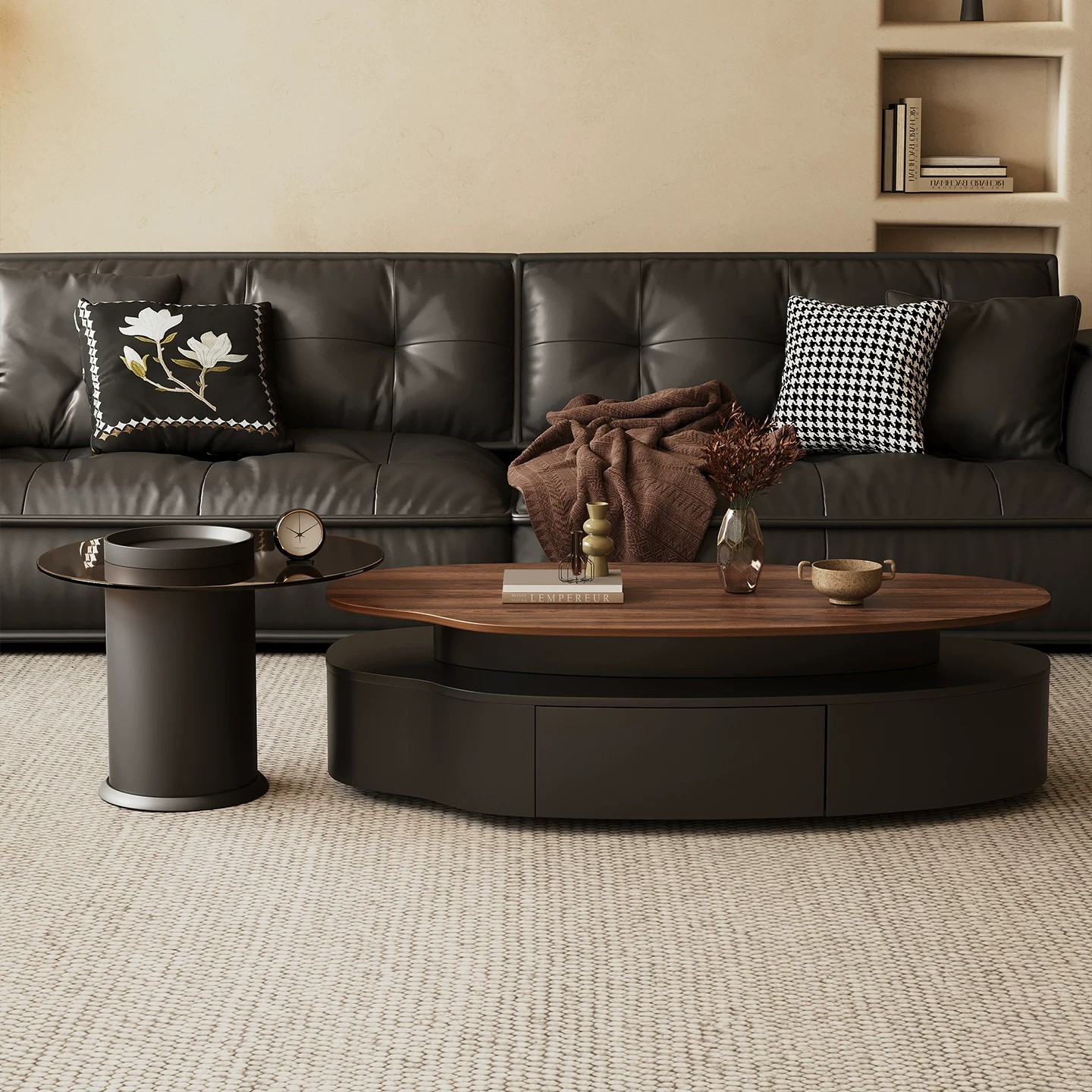 Mango-Style Tiered Coffee Table lifestyle 2