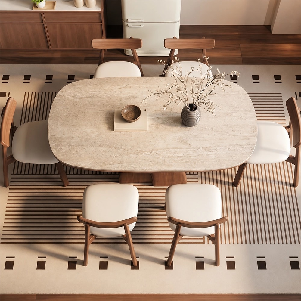 French Retro Extendable Dining Table lifestyle 3