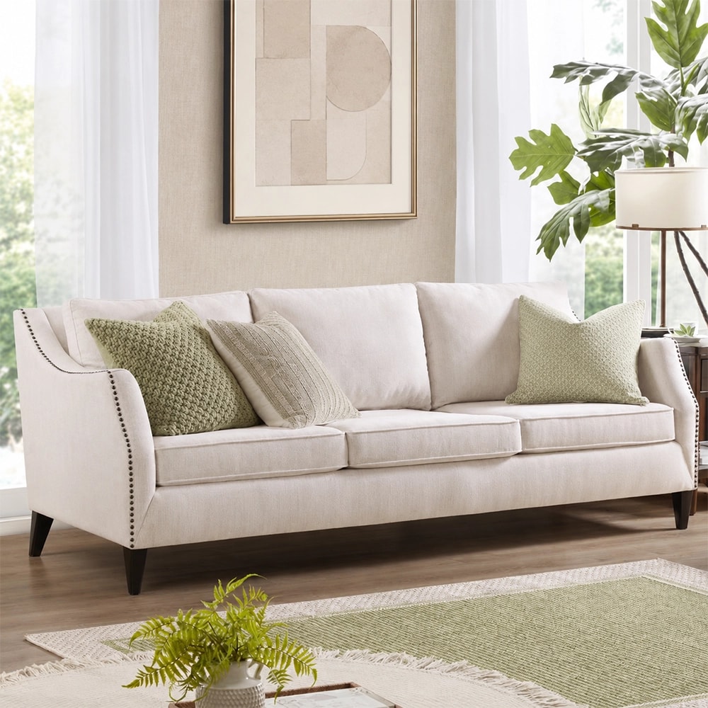 Vintage Ash Wood Sofa lifestyle 1