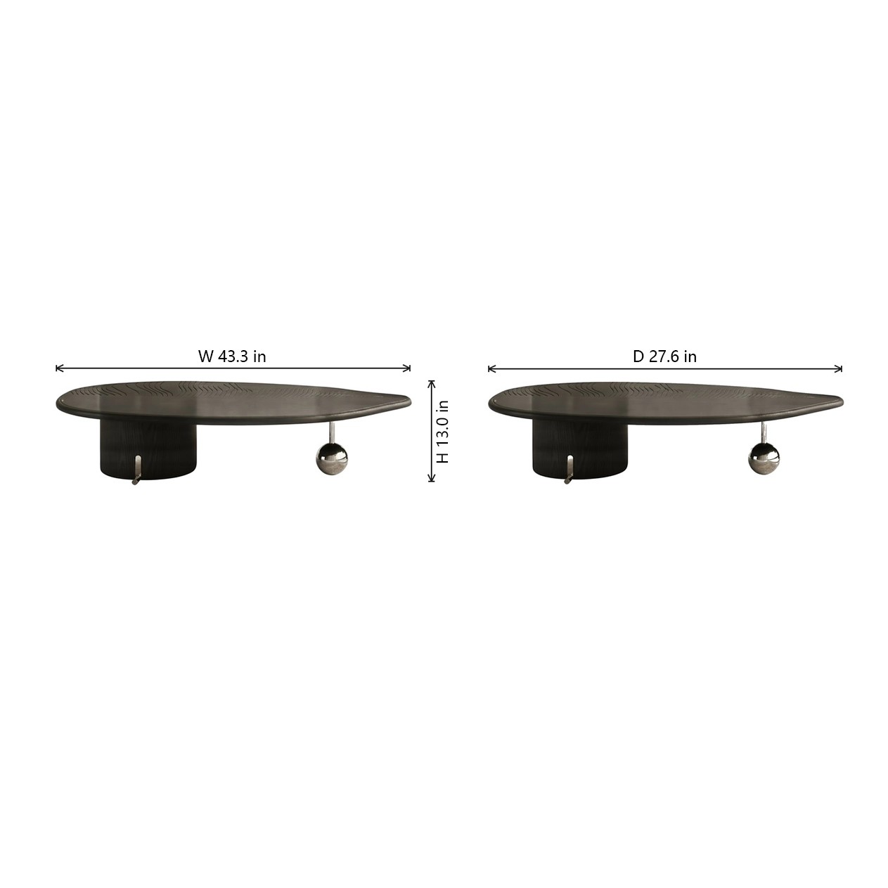 Sculptural Wabi-sabi Coffee Table Set lifestyle 2