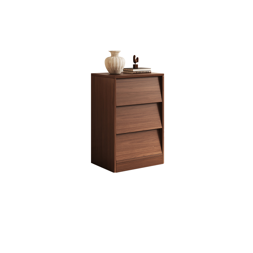 Warm Brown Wood Storage Cabinet lifestyle 3
