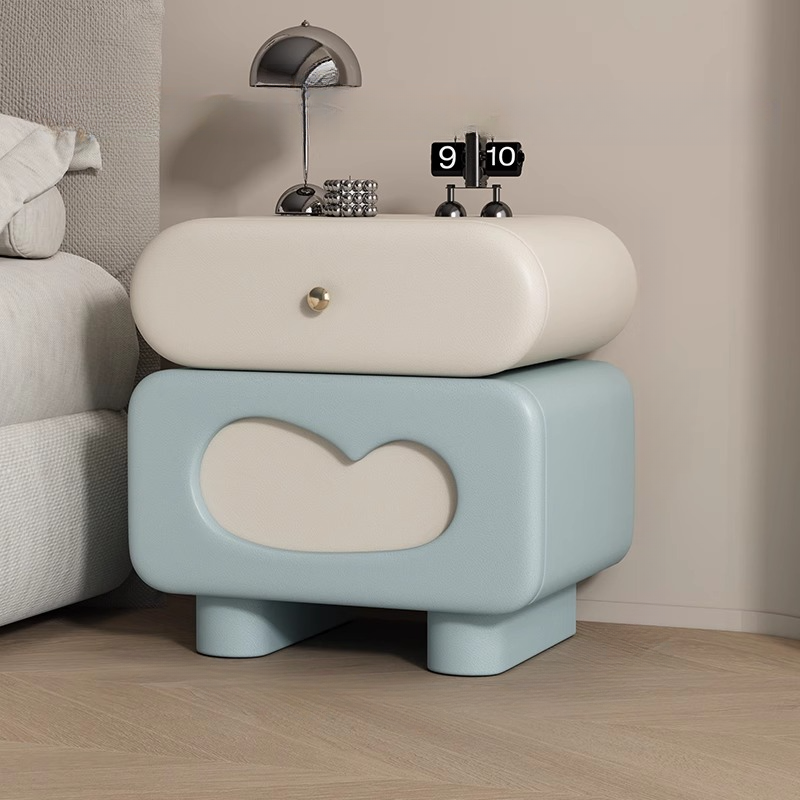 Organic Swivel Wood Nightstand lifestyle 3