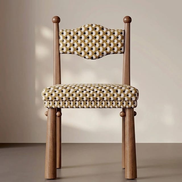 Traditional Fabric Dining Chair