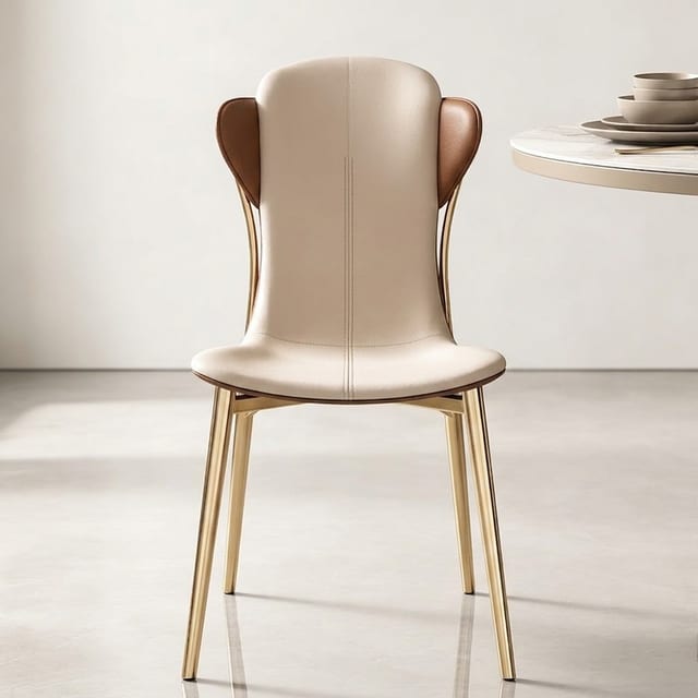 Luxury Microfiber Leather Armless Dining Chair