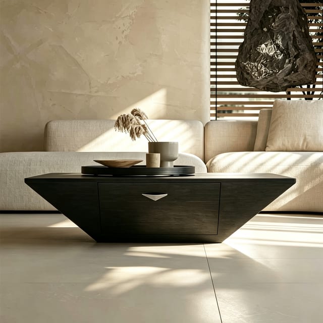 42.1" Contemporary Engineered Wood Coffee Table