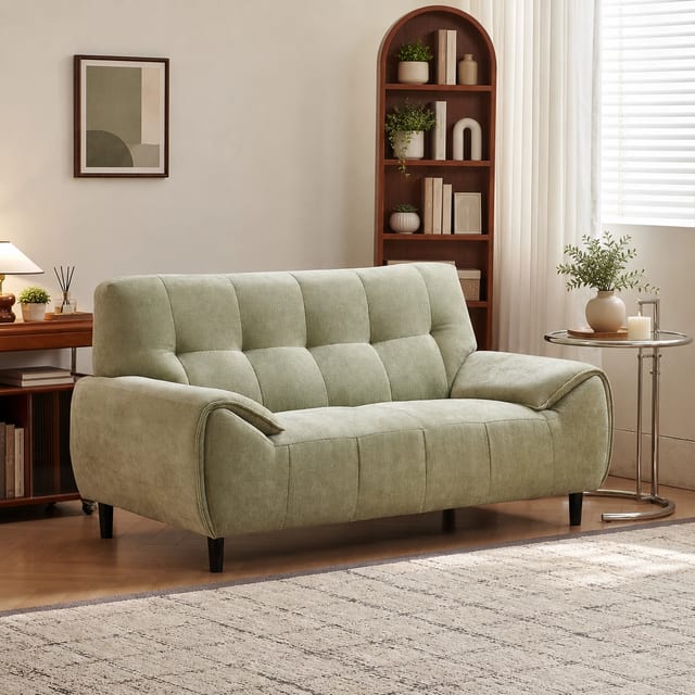 66.9" Contemporary Fabric Tufted Sofa