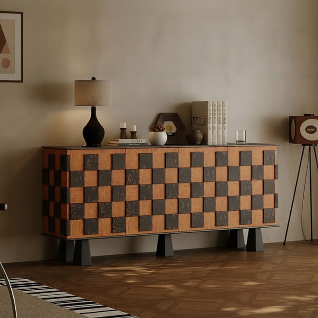 78.7" Modern Plywood Sideboard with Storage