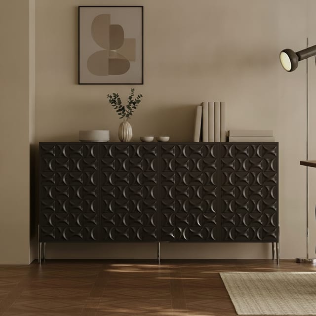 63.0" Contemporary Plywood Sideboard with Storage