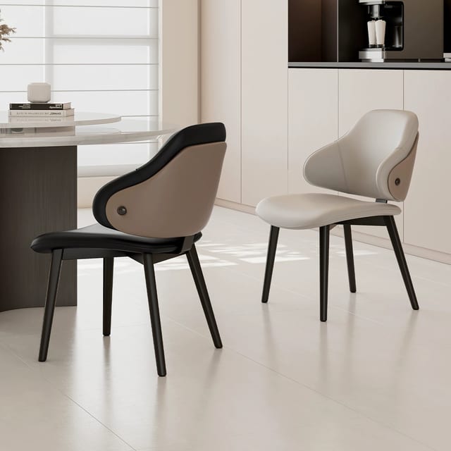 Modern Microfiber Leather Dining Chair