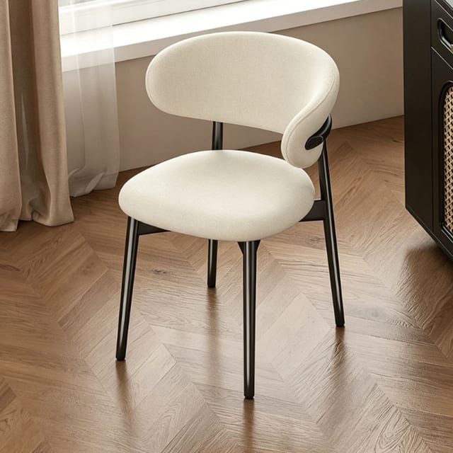 Mid-Century Modern Faux Leather Dining Chair