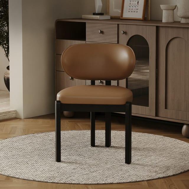 Modern Microfiber Leather Dining Chair