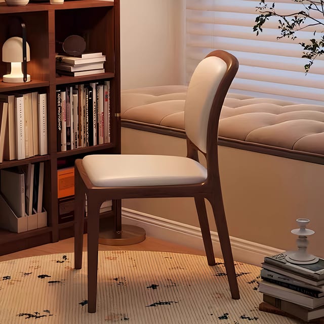 Solid Wood Upholstered Dining Chair