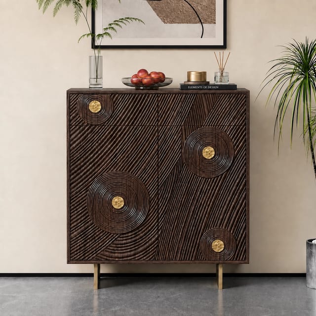 33.5" Luxury Plywood Shoe Cabinet with Doors