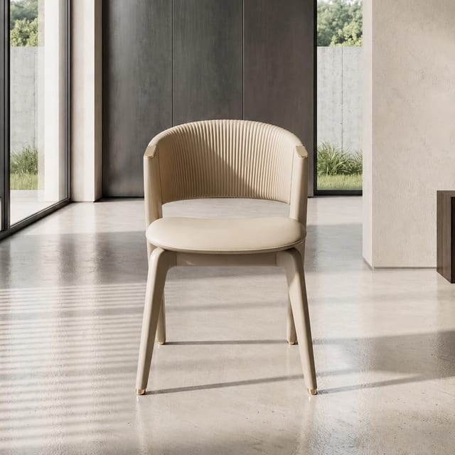 Modern Upholstered Microfiber Leather Dining Chair