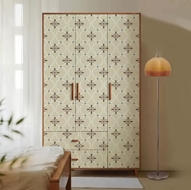 47.2" Scandinavian Engineered Wood Wardrobe & Armoires with Large Storage