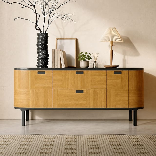 70.9" Modern Plywood Sideboard with Storage