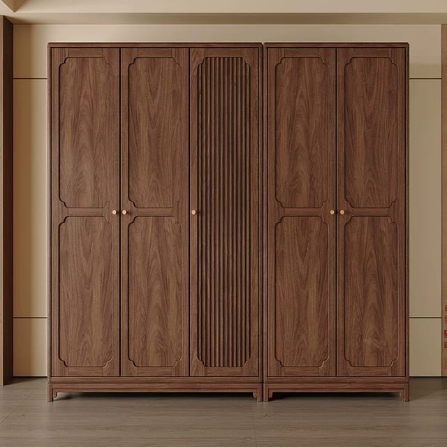 92.5" Transitional Plywood Wardrobe & Armoires Large Storage