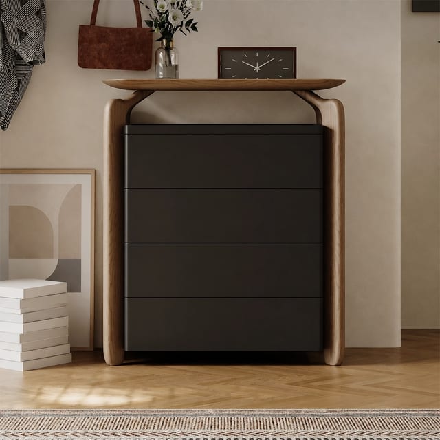 31.5" Contemporary Plywood Nightstand