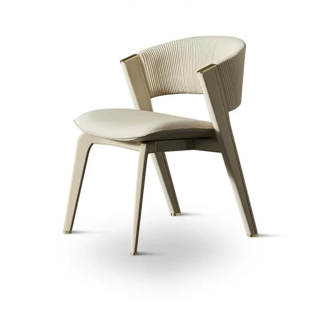 Modern Upholstered Microfiber Leather Dining Chair