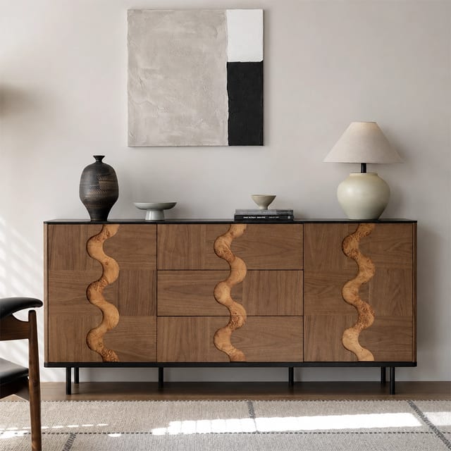 47.2" Modern Plywood Sideboard with Storage