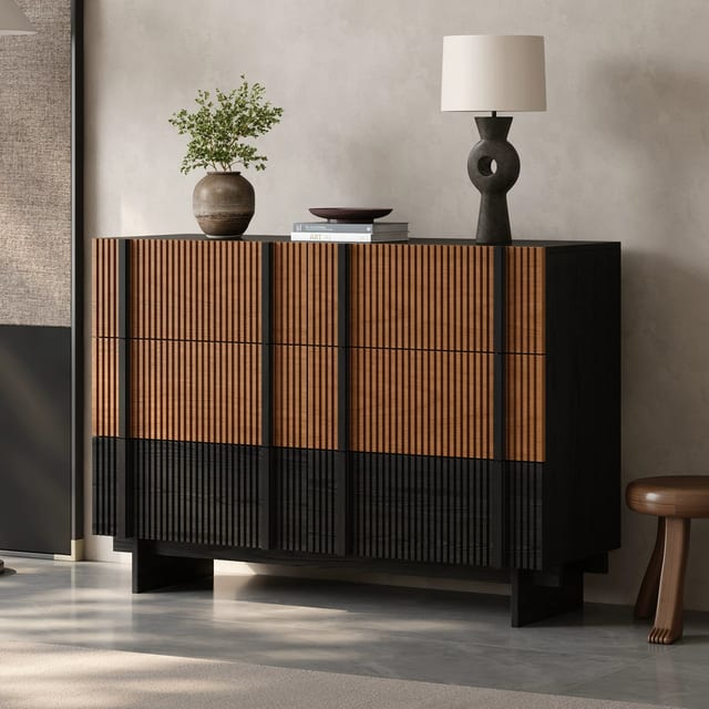 41.7" Modern Engineered Wood Sideboard with Storage