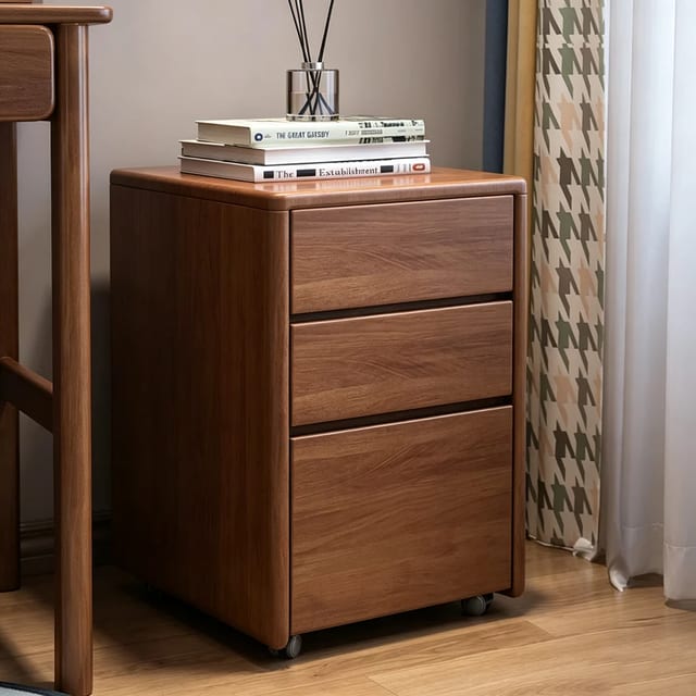 16" Modern Nightstand drawers