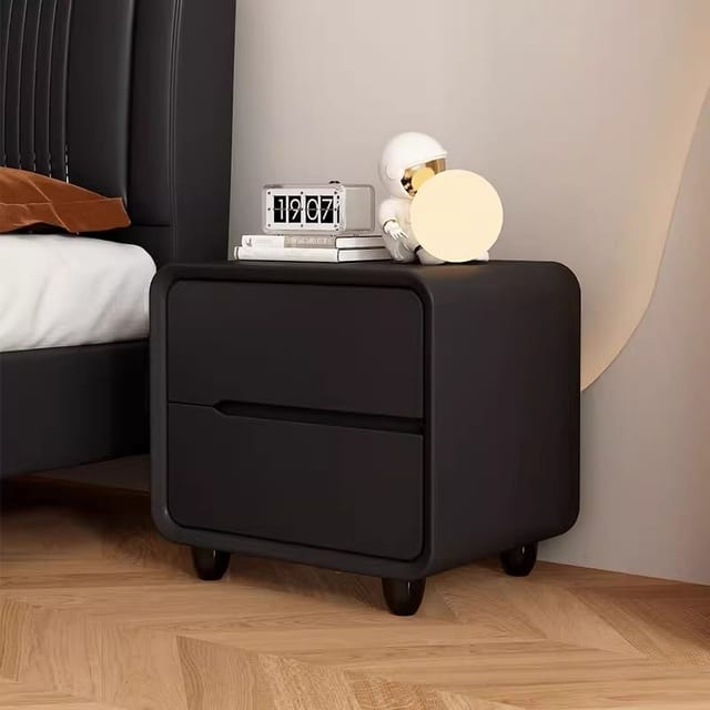 19.5" Contemporary Nightstand drawers