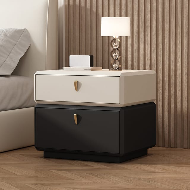 17.72" Modern Nightstand drawers