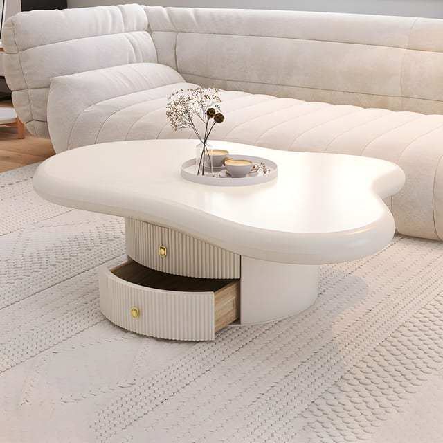 39.5" Contemporary Storage Coffee Table
