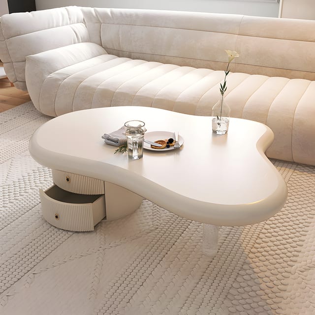 39.5" Contemporary Storage Coffee Table