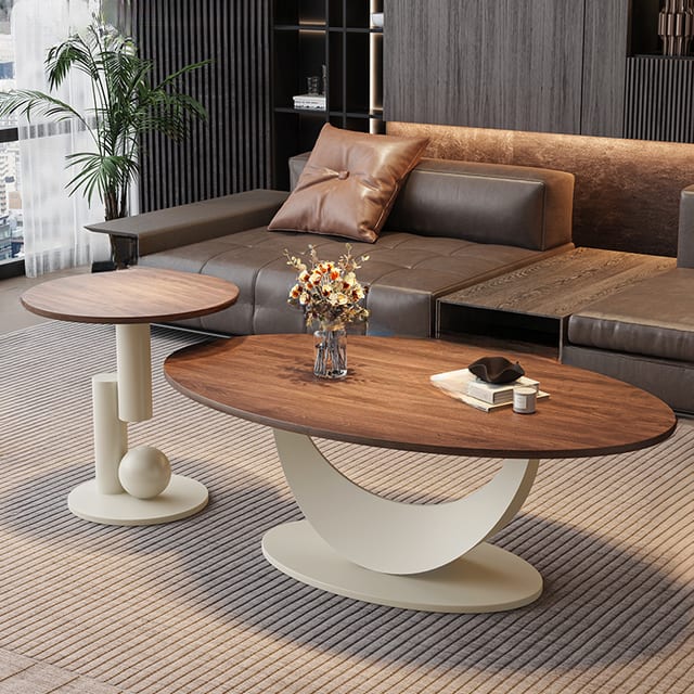 39.5" Contemporary Coffee Table Nesting