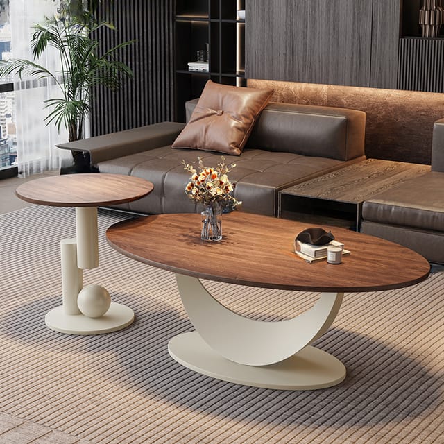 39.5" Contemporary Coffee Table Nesting