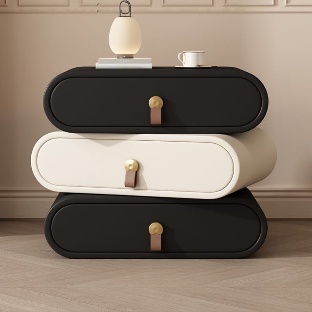 20" Contemporary Nightstand drawers