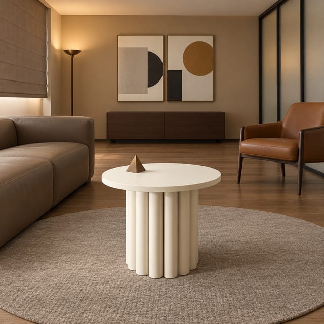31.5" Contemporary Round Coffee Table