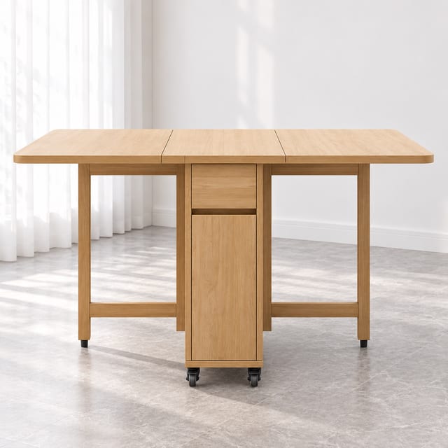 51" Scandinavian Extendable Dining Table