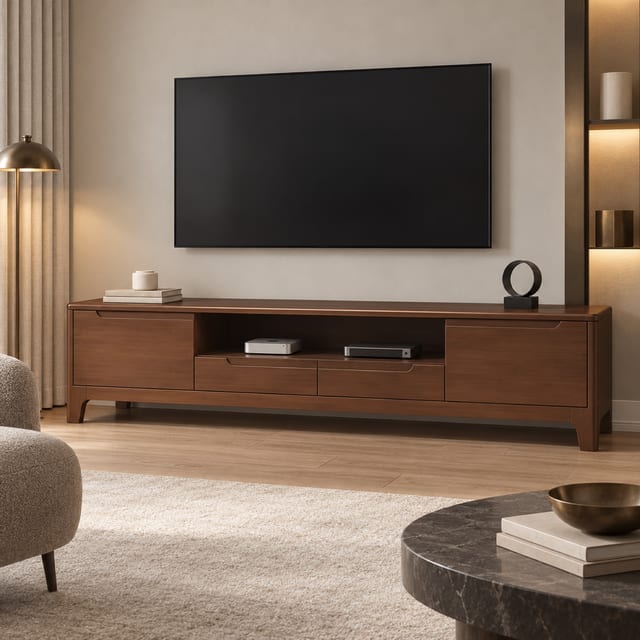 47" Modern TV Stand with Drawers