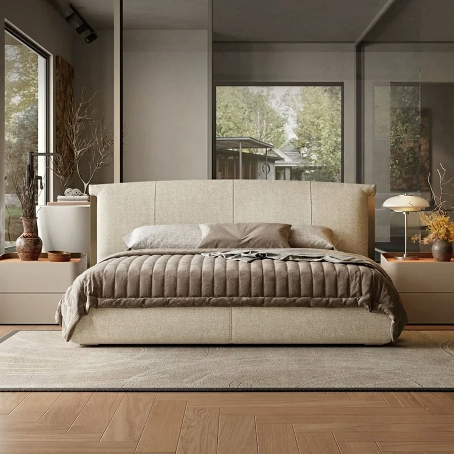 Upholstered Minimalist Bed