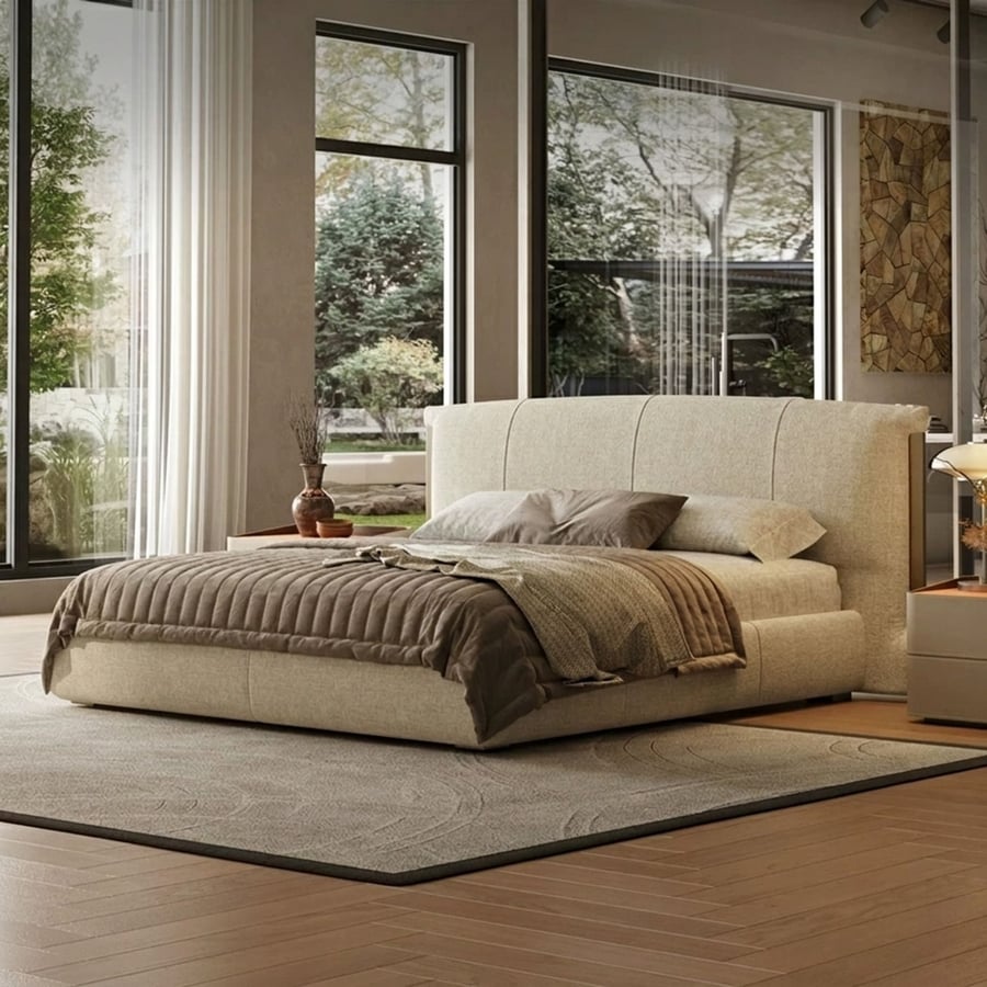 Upholstered Minimalist Bed