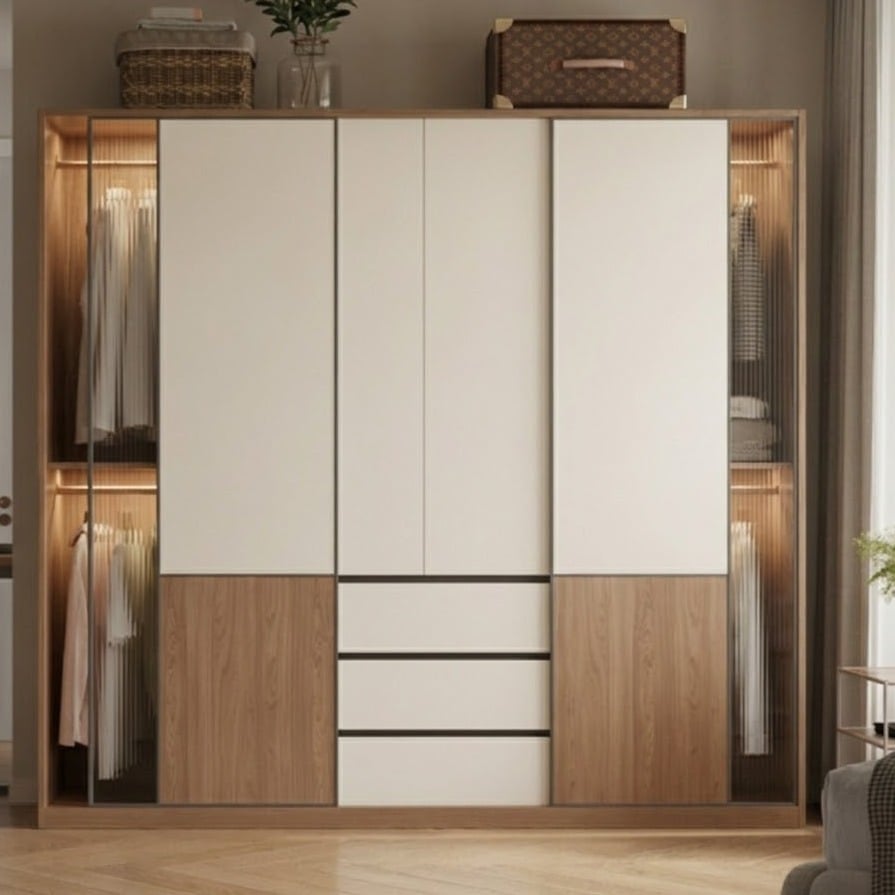 Modern Minimalist Sliding Wardrobe