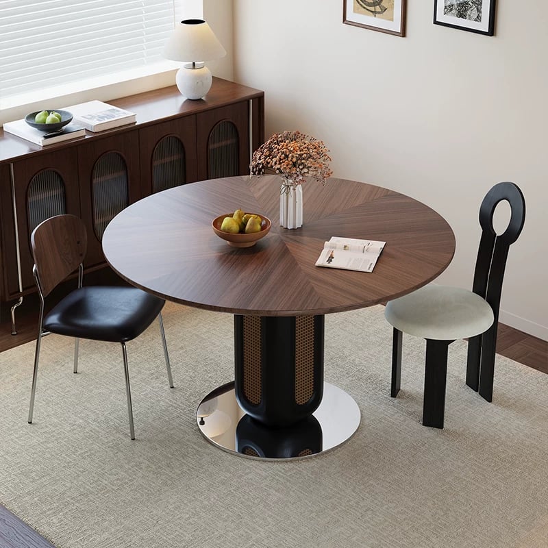 Solid Wood Parquet Dining Table