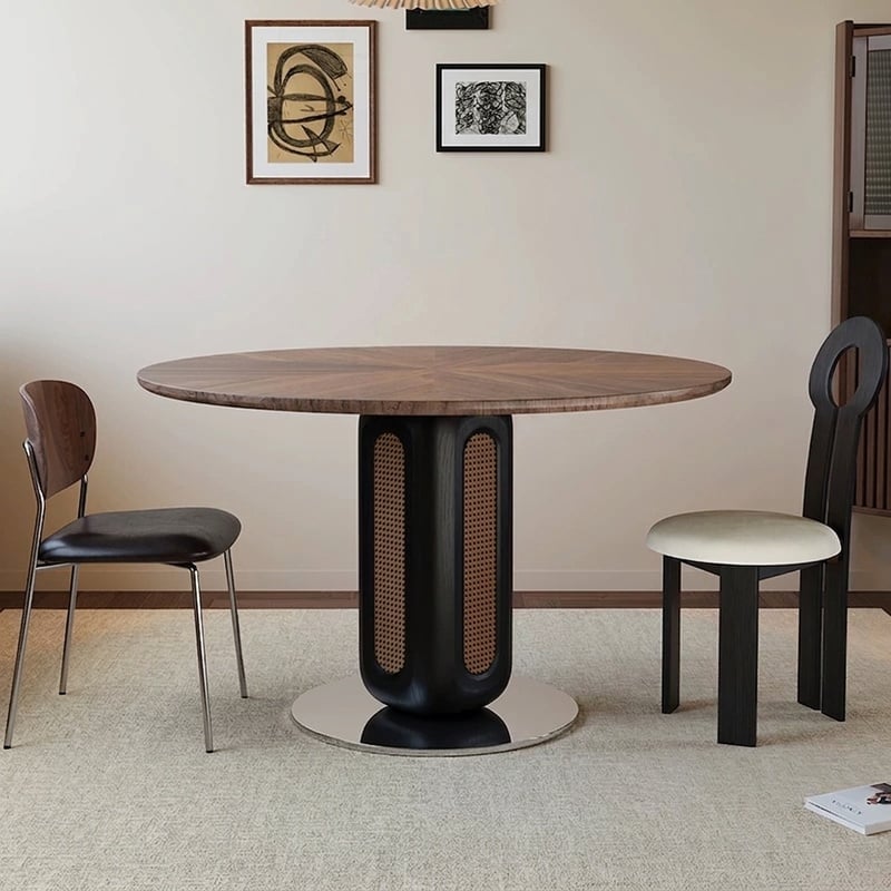 Solid Wood Parquet Dining Table