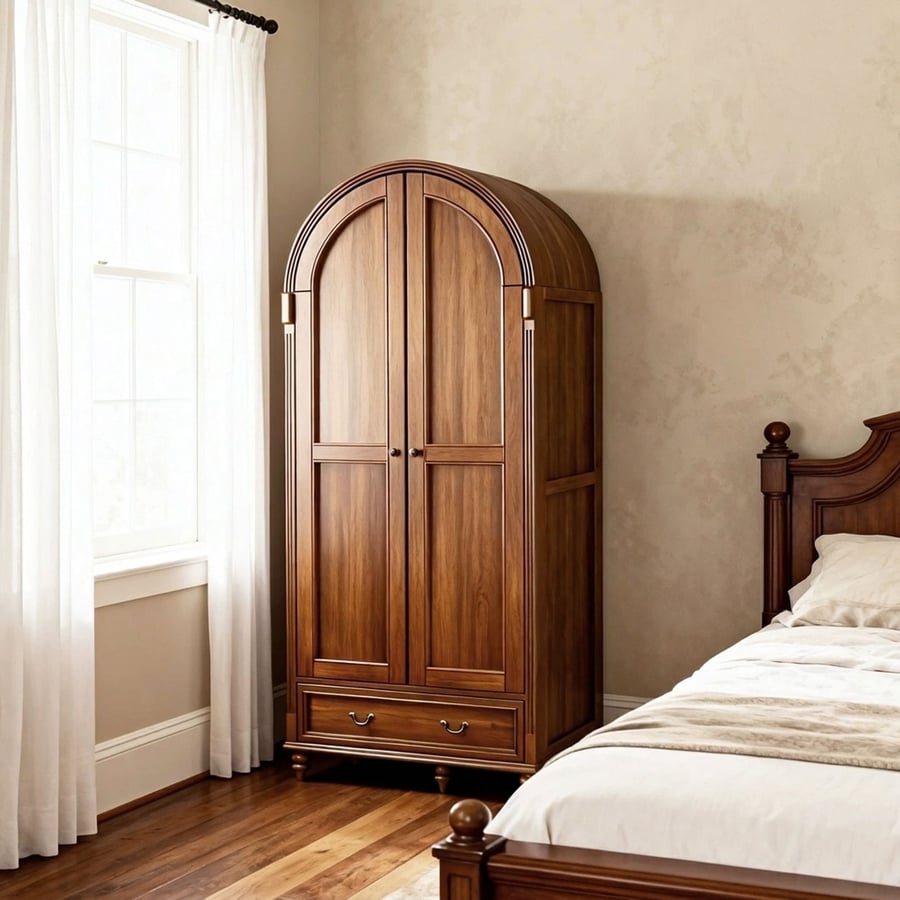 Vintage Arched Door Wardrobe
