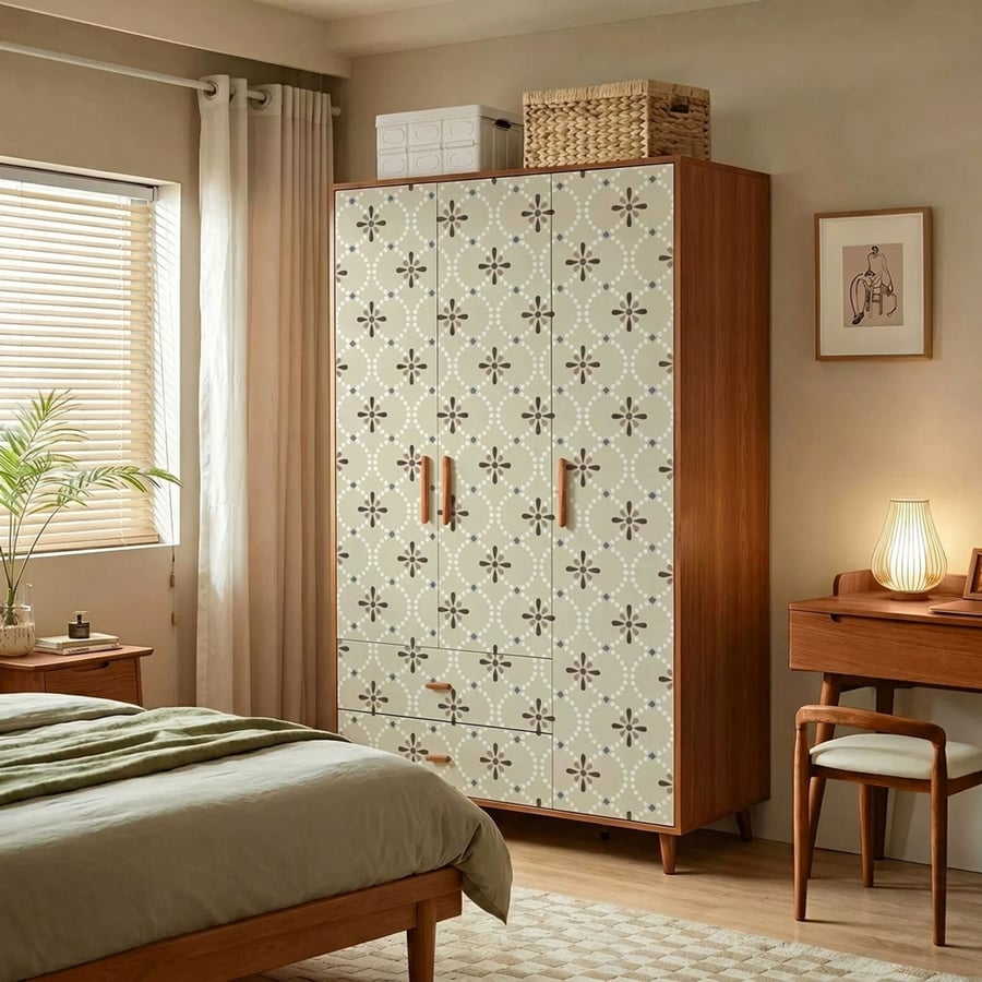 Ballet Style Double Door Wardrobe
