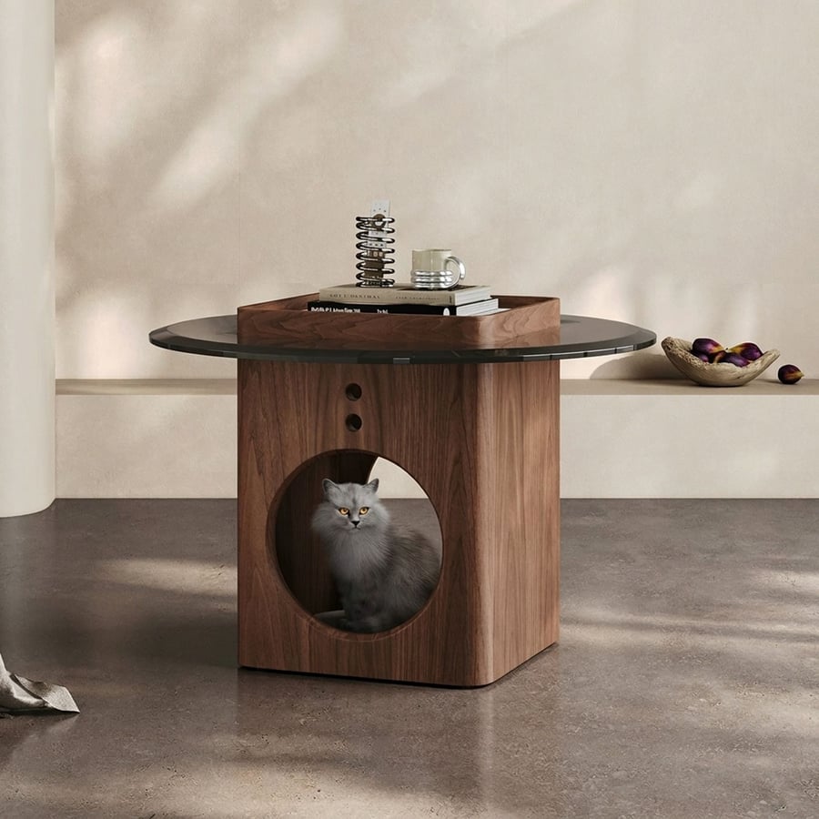 Wabi-Sabi Round Accent Table