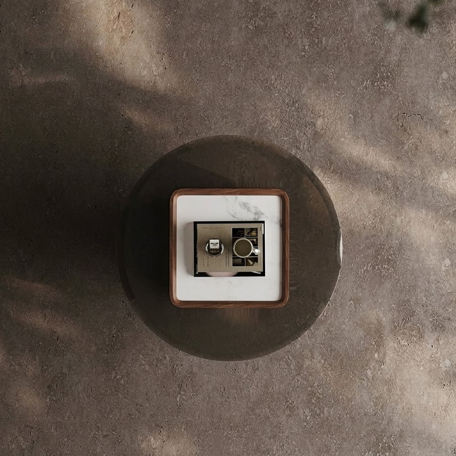 Wabi-Sabi Round Accent Table