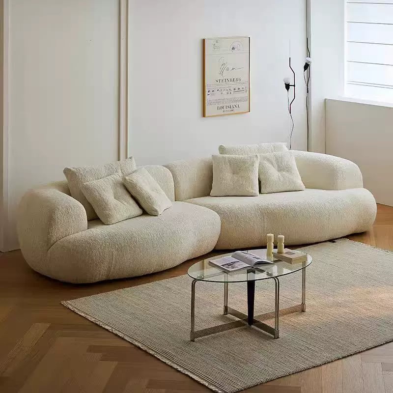 Whale Curved Fabric Sofa