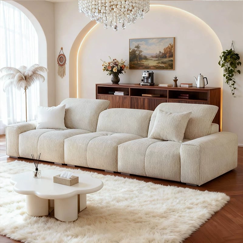 Creamy Modular Sofa