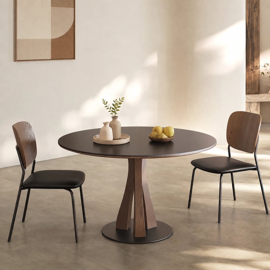 Round Sintered Stone Dining Table