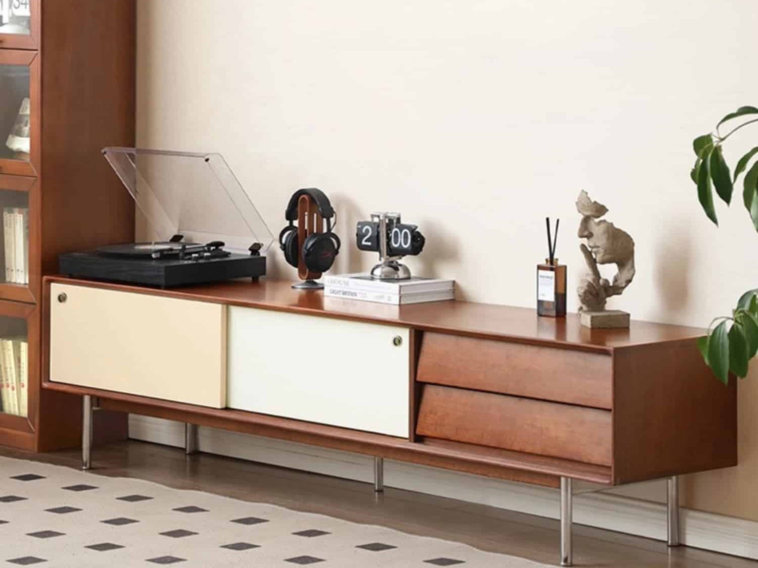 Mid-century modern wood