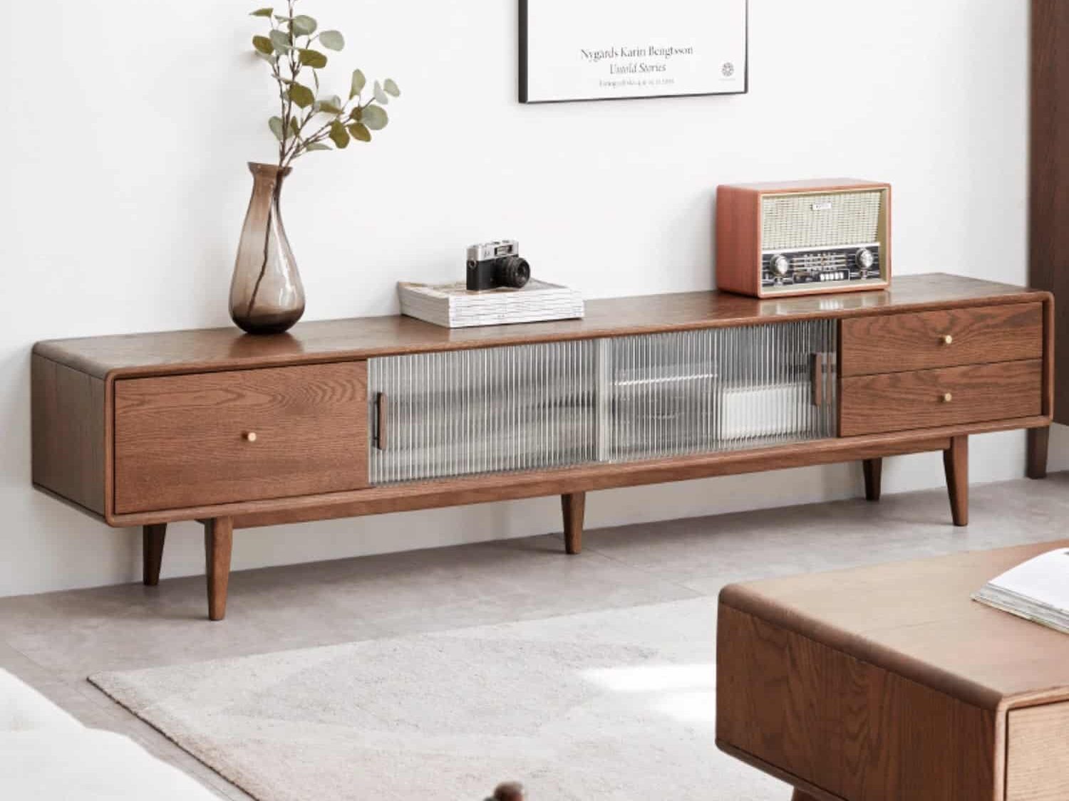 Modern-Solid-Wood-TV-Stand-with-Sliding-Glass-Doors-and-3-Drawers-in-Walnut-Brown_5.jpg Modern solid